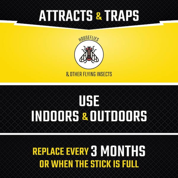 Fly Stick Insect Trap (2-Pack)