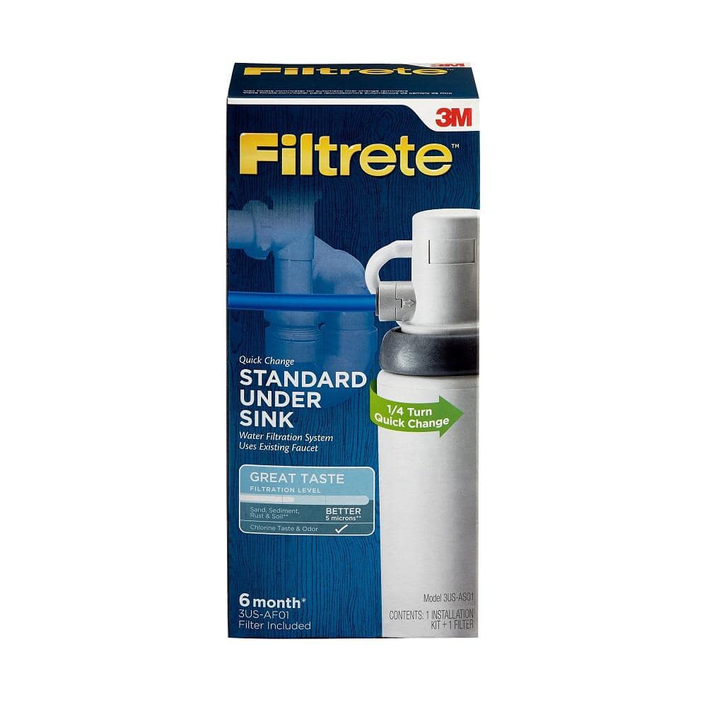 Filtrete Standard Quick Change Under Sink Filter System 3USAS01 The