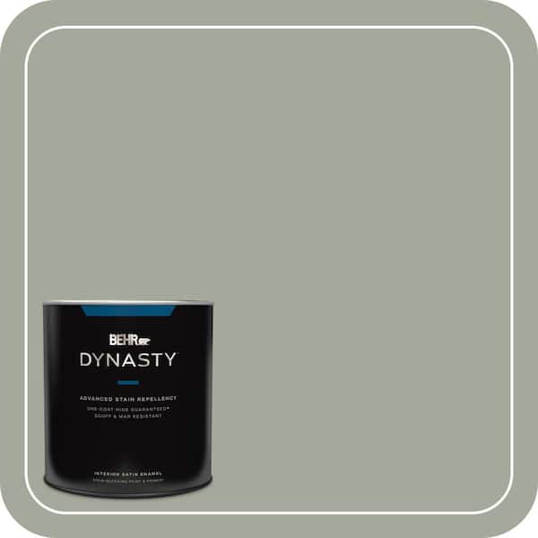 BEHR DYNASTY 1 qt. Home Decorators #HDC-AC-18 Garden Promenade Satin Enamel Interior Stain-Blocking Paint and Primer