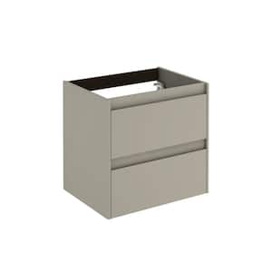 Ambra 60 Base 23.4 in. W x 17.6 in. D x 21.8 in. H Bath Vanity Cabinet without Top in Matte Sand