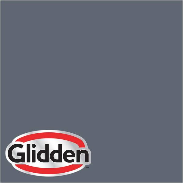 Glidden Premium 1-gal. #HDGCN47 Blue-Grey Slate Flat Latex Exterior Paint