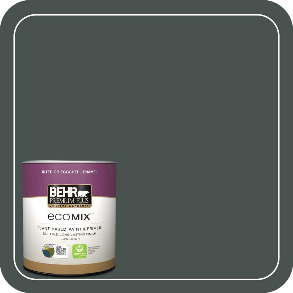 1 qt. #QE-48 New Forest Eggshell Enamel EcoMix Plant-Based Interior Paint & Primer price history on PriceWatchPro