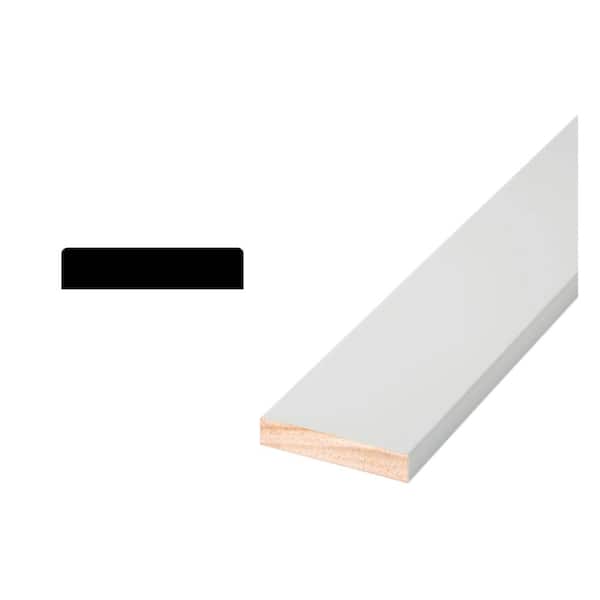 Pro Pack 35E2 9/16 in. x 3-1/2 in. x 88 in. Primed Pine Finger-Jointed Casing Door (5-Pack − 36.67 Total Linear Feet)