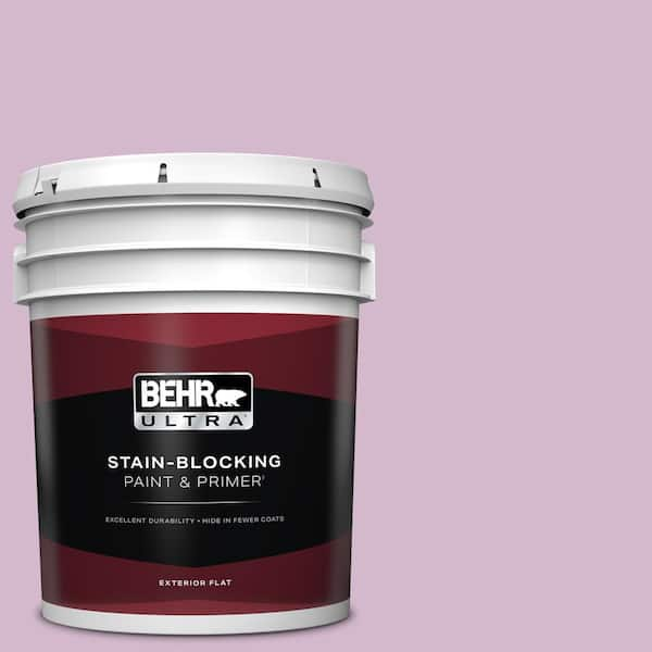 BEHR ULTRA 5 gal. #M110-3 Bedazzled Flat Exterior Paint & Primer