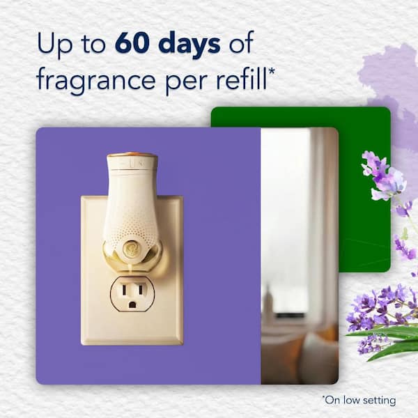 3.35 fl. oz. Lavender and Aloe Plug-In Air Freshener Refill (5-Count)