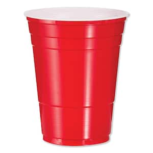 Solo 16 oz. Red Disposable Plastic Cups, Party, Cold Drinks, 50/Pack