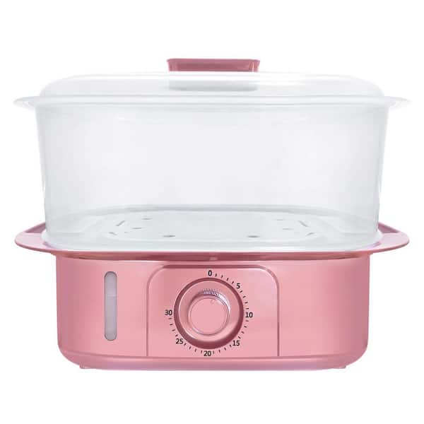 Electric Pink Towel Steamer with Auto Off Timer for Spa and Home Use, Heats in 5 Mins, 8L Capacity