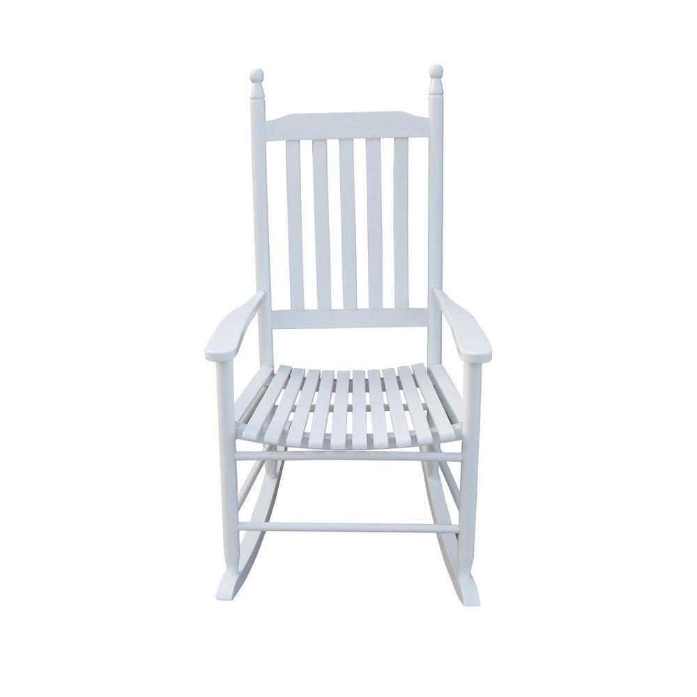 Anky White Wood Outdoor Rocking Chair price history on PriceWatchPro