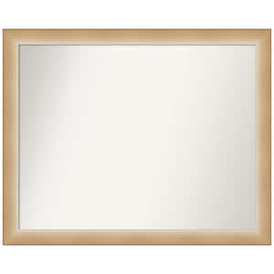 Eva Ombre Gold Narrow 31 in. W x 25 in. H Rectangle Non-Beveled Framed Wall Mirror in Gold