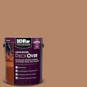 1 gal. #SC-158 Golden Beige Smooth Solid Color Exterior Wood and Concrete Coating