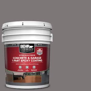 5 gal. #PFC-74 Tarnished Silver Self-Priming 1-Part Epoxy Satin Interior/Exterior Concrete and Garage Floor Paint