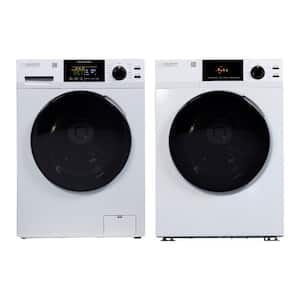 1.9 cu. ft. Deluxe Laundry Set Sani Washer 110-Volt Vented Dryer 220-Volt in White