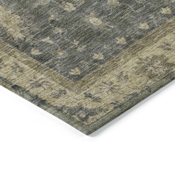 Chantille Machine Washable Indoor/Outdoor Abstract ACN1739 Gray 3 ft. x 4 ft. Area Rug