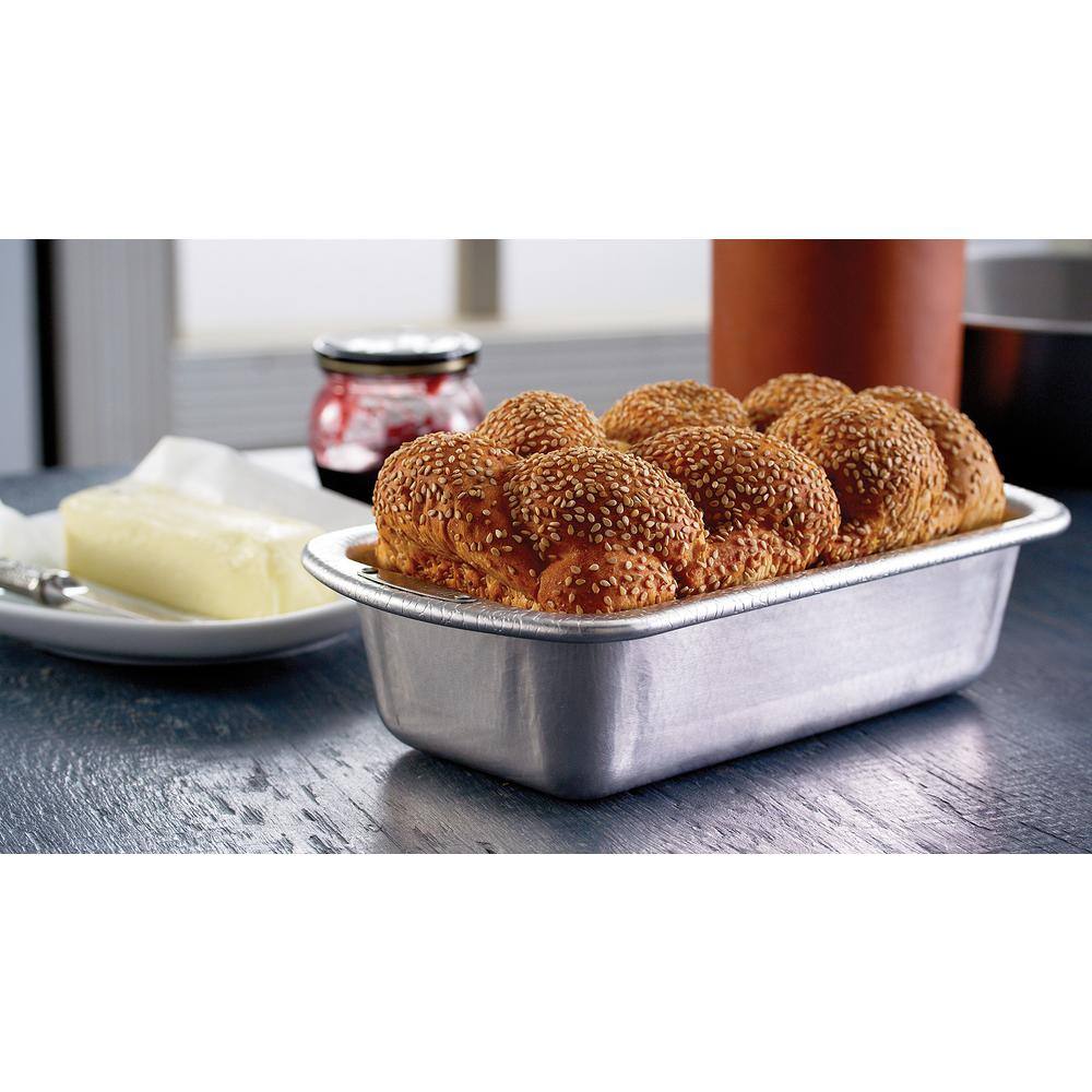 Doughmakers Nonstick Aluminum Loaf Pan with Pebble Pattern