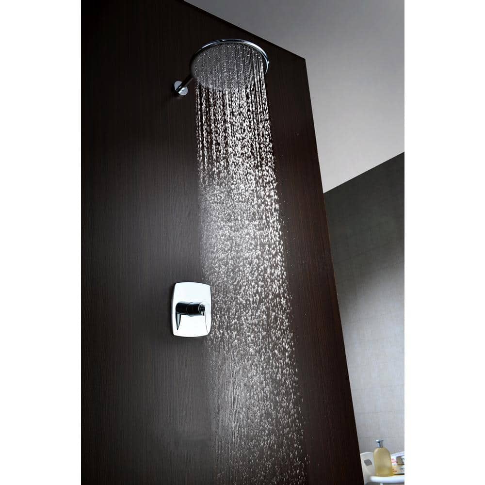 18.7" Chrome Wall Mounted Rain Shower Head Set