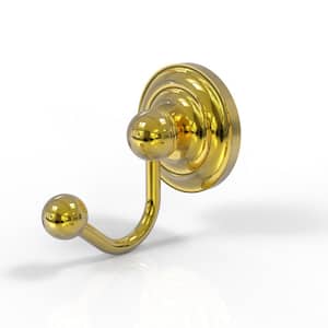 Prestige Que New Collection Wall-Mount Robe Hook in Polished Brass