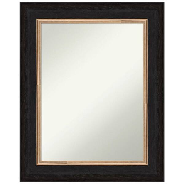 Amanti Art Vogue Black 24.5 in. W x 30.5 in. H Non-Beveled Bathroom Wall Mirror in Black