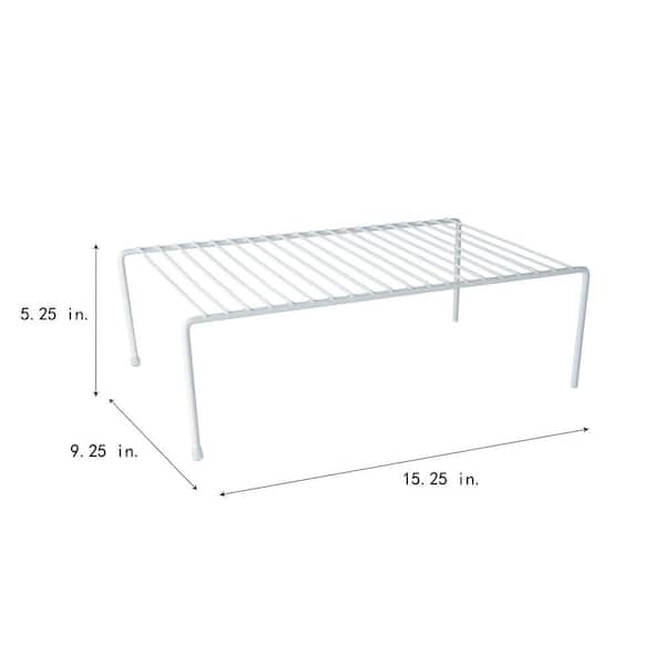Stalwart 11.325 in. x 17.75 in. x 15.325 in. White Plastic Sink and Cabinet  Organizer 82-50702 - The Home Depot