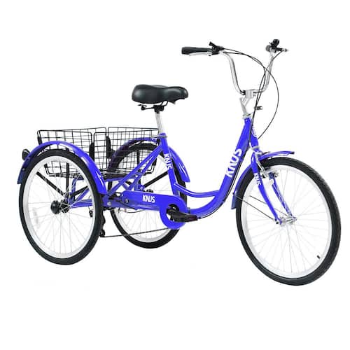 24 Wheels Speed Cruiser Bicycles Adult Tricycle Trikes3