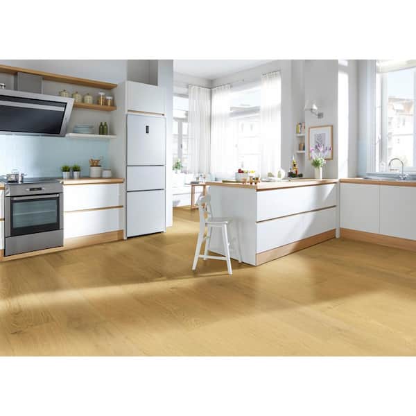 Madison Pointe 3 in. T x 0.63 in. W x 78 in. L Engineered Hardwood Flush Stair Nose Eased Edge Large Molding