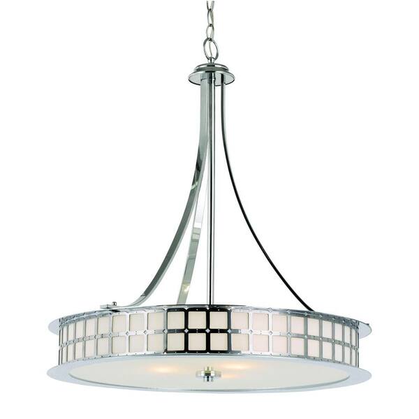 Bel Air Lighting 5-Light Polished Chrome Pendant