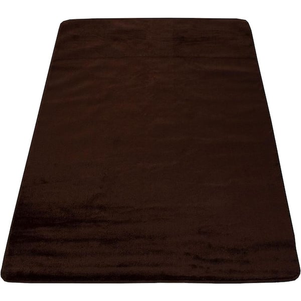 RugStylesOnline Euro Collection Brown 5 ft. x 7 ft. Area Rug
