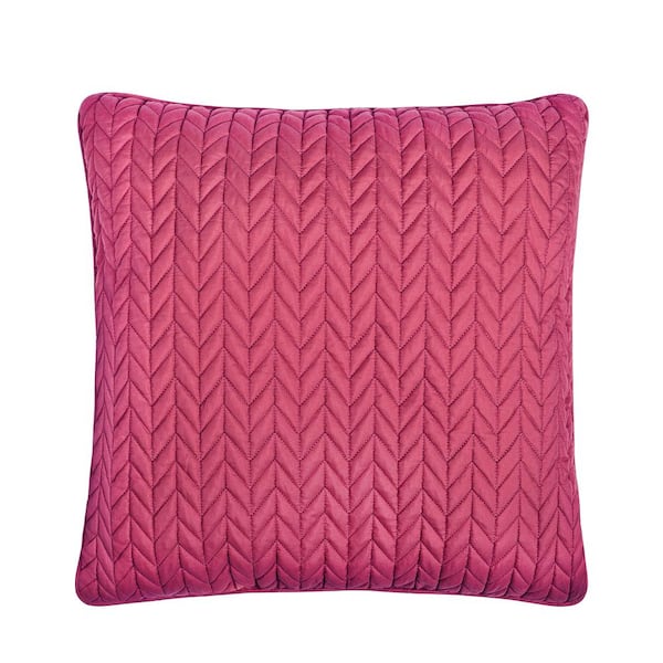 Unbranded Cabo Polyester 20 in. Square Quilted Decorative Throw Pillow 20 x 20 in.