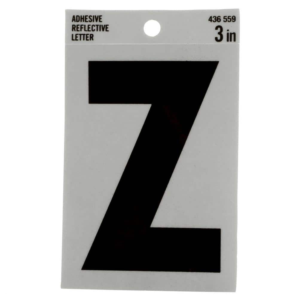 3 in. Vinyl Reflective Letter Z Mailbox Sticker price history on PriceWatchPro