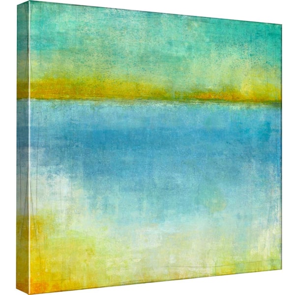 PTM Images 15 in. x 15 in. ''Abstract Sea'' Printed Canvas Wall Art