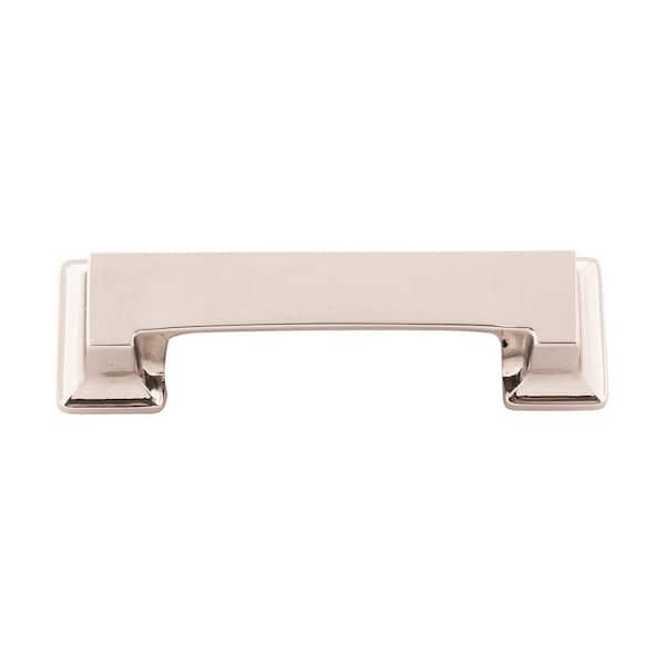 HICKORY HARDWARE Studio 3 in. Center-to-Center Bright Nickel Cup Pull