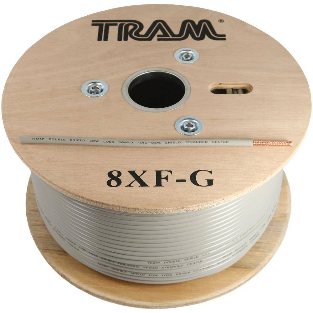 Reviews For Tram Rg8x 500 Ft Roll Tramflex Double Shield Coaxial Cable With Gray Jacket Pg 1 1643