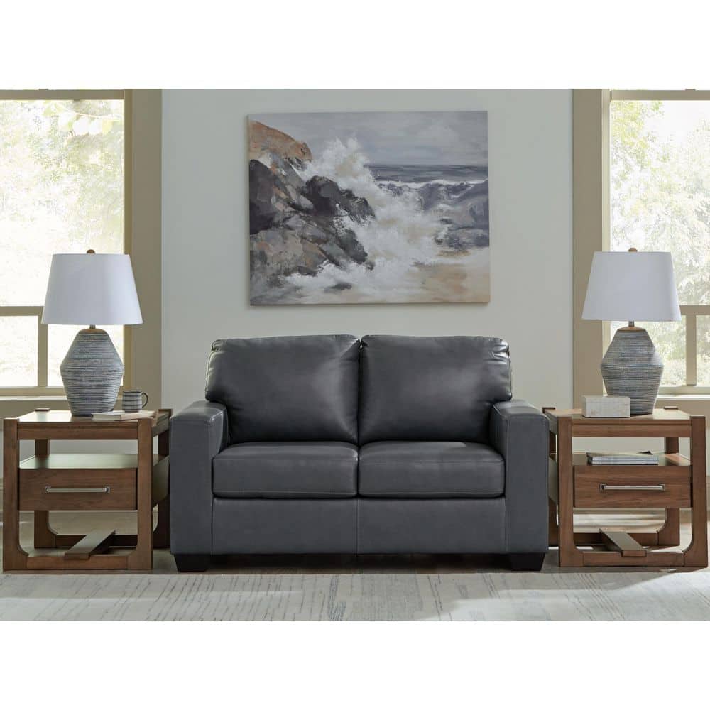Signature DESIGN BY ASHLEY Bolsena 62 in. Solid Leather Match 2
