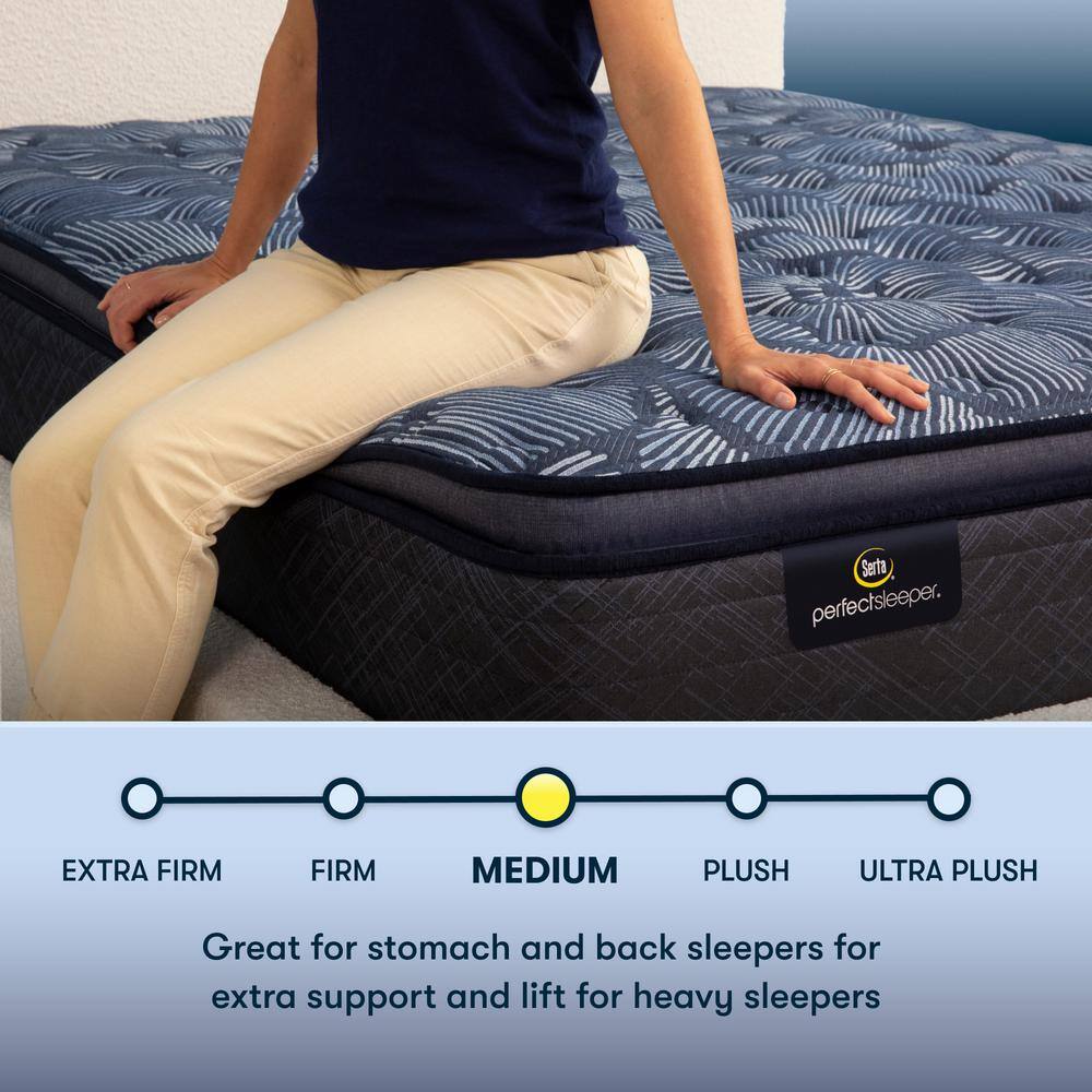 Twin Medium Pillowtop Innerspring Mattress with Gel Memory Foam