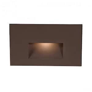 Stair and Wall Light Hardwired Integrated LED 120-Volt Bronze on Aluminum Alloy 3000K