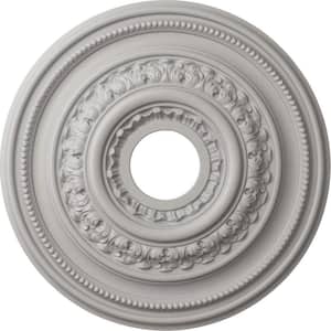 1-7/8 in. x 17-5/8 in. x 17-5/8 in. Polyurethane Orleans Ceiling Medallion, Ultra Pure White