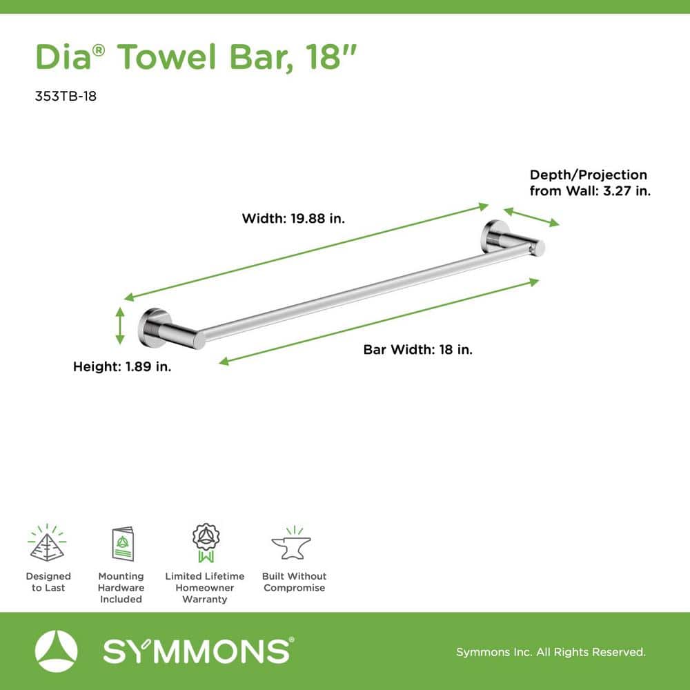 Polished Chrome 4-Piece Bathroom Hardware Set