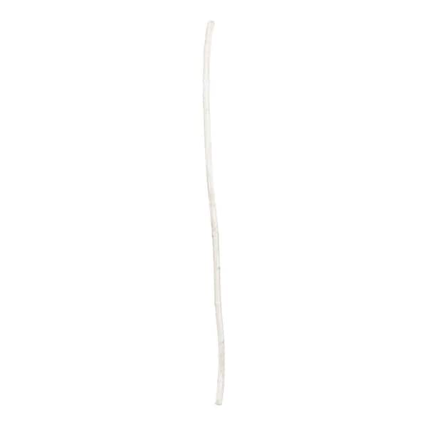 Titan Lighting 2 in. Artificial x 71 in. Artificial White Washed Twisted Wood Decorative Stick