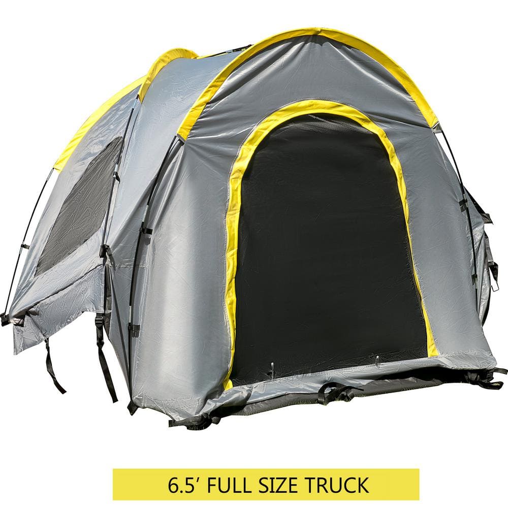 Gray 2-Person Waterproof Camping Tent with Carry Bag