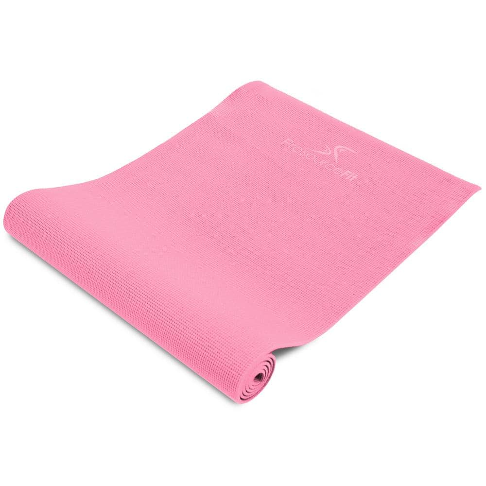 Pro Space Pink High Density Large Yoga Mat 79 in. L x 52 in. W x 0.4 in.  Pilates Exercise Mat Non Slip (28.5 sq. ft.) NYMT795204P - The Home Depot