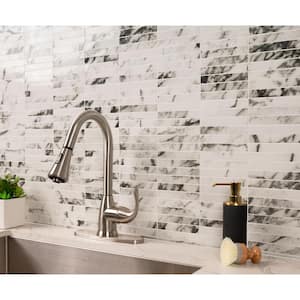 Donatello Stax 12 in. x 12 in. Matte Ceramic Mesh-Mounted Mosaic Wall Tile (6.88 sq. ft./Case)