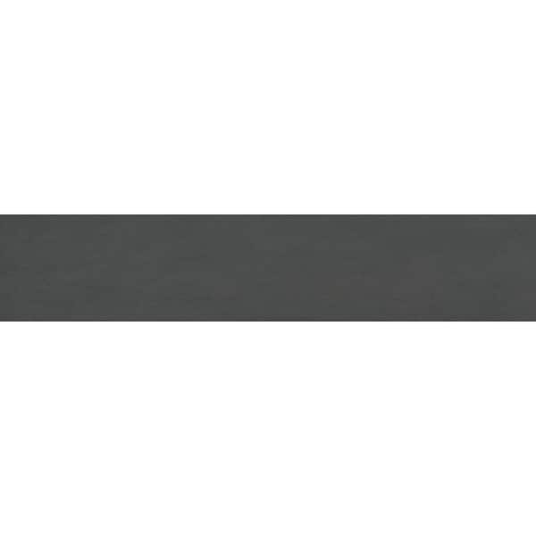 BB Concrete Black 2.99 in. x 12.28 in. Matte Porcelain Single Bullnose Tile