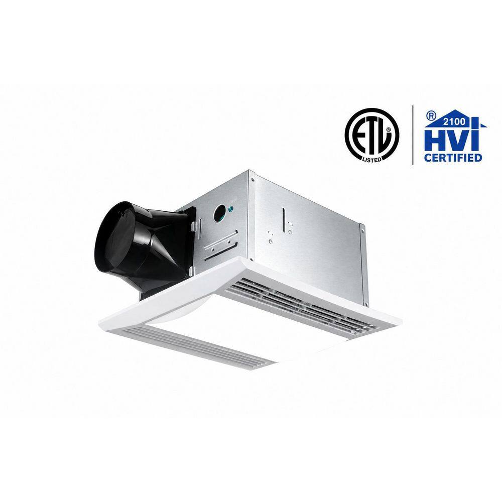 100 CFM Bathroom Exhaust Fan with LED Light, 5CCT 2700K-5000K,Humidity Sensing, Under 1.0 Sones, ETL Listed price history on PriceWatchPro