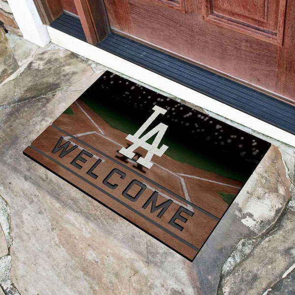 MLB - Los Angeles Dodgers 18 in. x 30 in. Rubber Door Mat