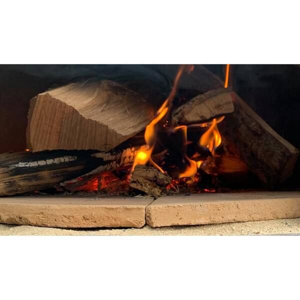 Ravenna Pottery 22 in. Rustic Liso Round Smooth Wood Burning Outdoor Pizza  Oven in Brown WRPO-001 - The Home Depot