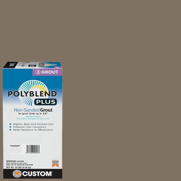 Custom Building Products Polyblend Plus #541 Walnut 10 lb. Unsanded Grout