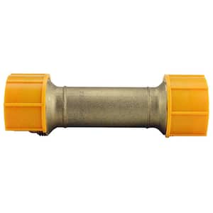 QUICKFITTING 3/4 in. Push-to-Connect Brass Polybutylene Conversion Coupling  Fitting LF821PBYR - The Home Depot