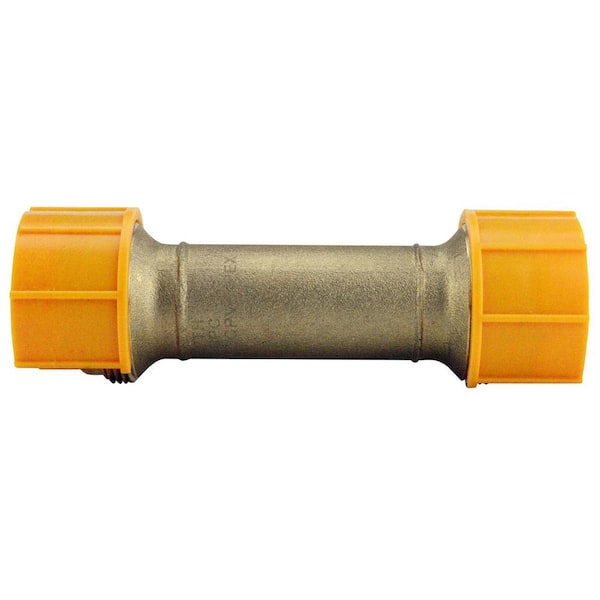 Tectite 3/4 in. Brass Push-To-Connect EZ-Slip Repair Coupling