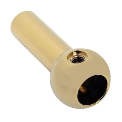 Hampton/Silhouette Handle Ball for Lever, Polished Brass