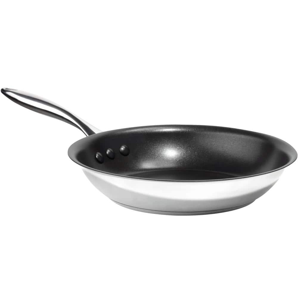 Ozeri 12 in. ETERNA Stainless Steel Pan, a 100% PFOA and