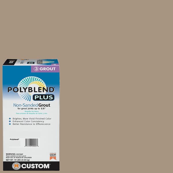 Custom Building Products Polyblend Plus #145 Light Smoke 10 lb. Unsanded Grout